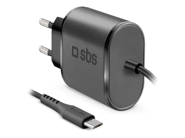 SBS TETRMICRO21AFAST, Innendørs, AC, 5 V, 2,1 A, Sort