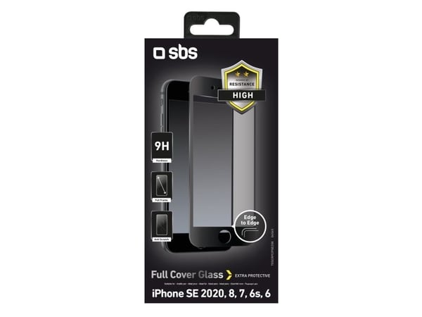 SBS TESCRFCIPSE20K, Apple, Apple iPhone 6 Apple iPhone 6s Apple iPhone 7 Apple iPhone 8 Apple iPhone SE 2020, Svart, 1 stykker