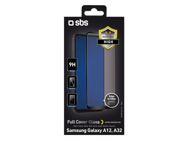 SBS TESCRFCSAA12K, Samsung, Galaxy A12/A32, Sort, 1 stykker