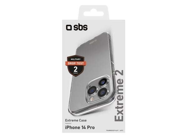 SBS TEUNBKEX2IP1461P, Suojus, Apple, iPhone 14 Pro, 15,5 cm (6.1"), Läpinäkyvä