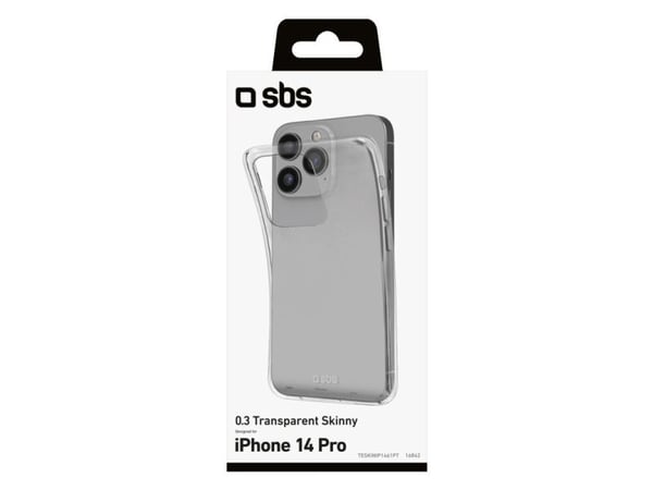 SBS TESKINIP1461PT, Etui, Apple, iPhone 14 Pro, 15,5 cm (6.1"), Gjennomsiktig