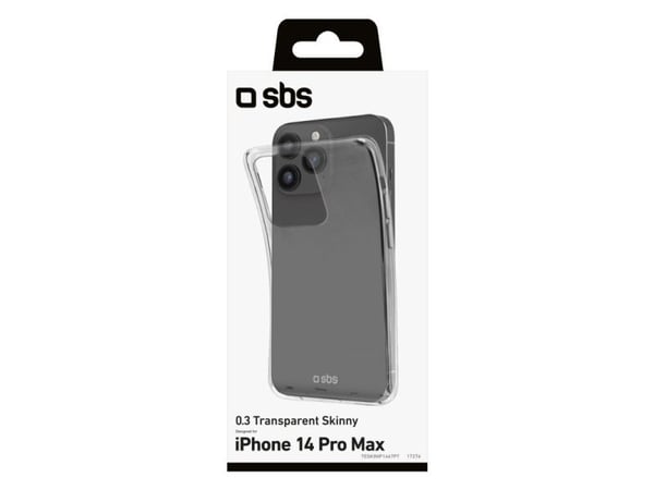 SBS TESKINIP1467PT, Etui, Apple, iPhone 14 Pro Max, 17 cm (6.7"), Gjennomsiktig
