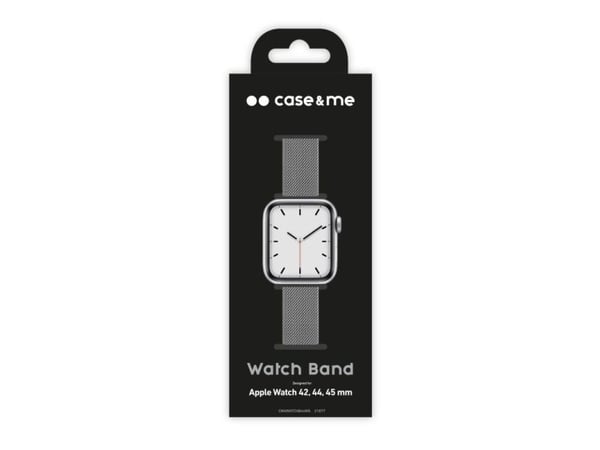 SBS rem til Apple Watch®. 42/44/45 mm. Sølv