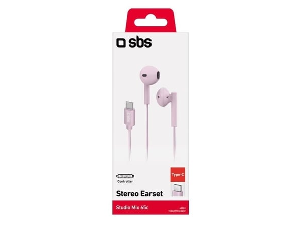 SBS TEEARTYCMIX65P, Trådløs, Calls/Music, Hodesett, Rosa
