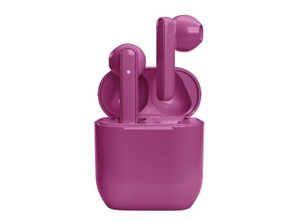 Nubox True Wireless Stereo høretelefoner. violetti