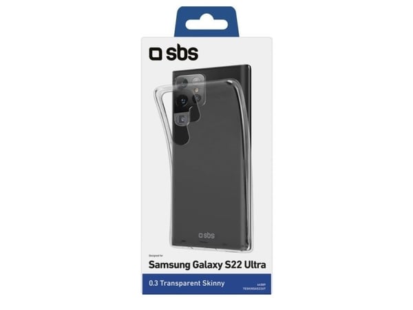 SBS TESKINSAS22UT, Etui, Samsung, Galaxy S22 Ultra, 17,3 cm (6.8"), Gjennomsiktig