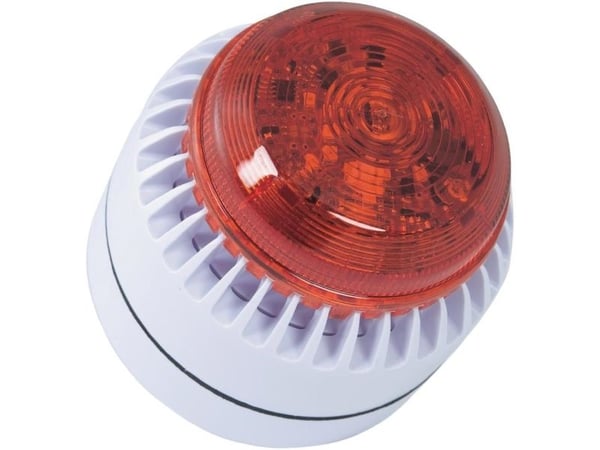 ComPro kombisignalgivare ROLP Solista Beacon vit 12/24 V/DC halvton