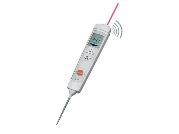 testo 826-T4 infrarødt termometer optikk 6:1 -30 til +300 °C kontaktmåling