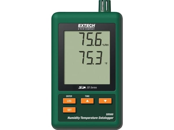 Extech multidata logger SD500 temperatur, luftfuktighet 0 til 50 °C 10 til 90 % rf (SD500)