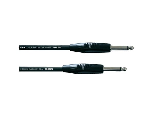 Cordial CII 3 PP, 6.35mm, Hankjønn, 6.35mm, Hankjønn, 3 m, Sort