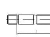 TOOLCRAFT 133141 stiftsskruer M10 45 mm DIN 939 stål 50 stk