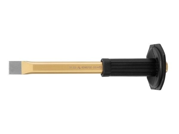 RENNSTEIG 311 250 1, Spademeisel, Flat meisel, Plast, Gummi, Sort, Grå, Rød, 250 mm, 25 mm