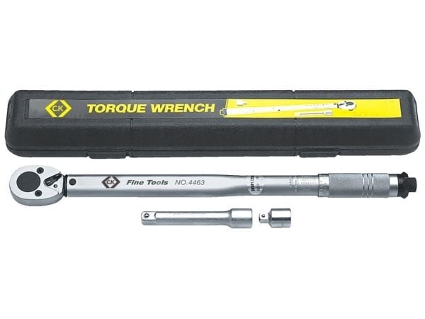 C.K Tools T4463, Skrallenøkkel, Mekanisk, 1/2", 42 - 210 Nm, Sølv