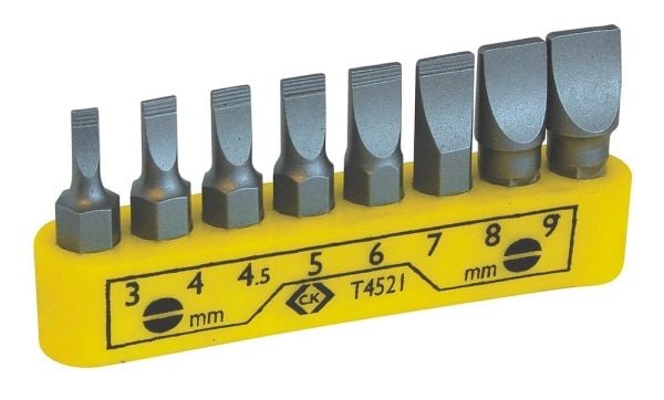 C.K. T4521 bitclip set spår, 8 delar