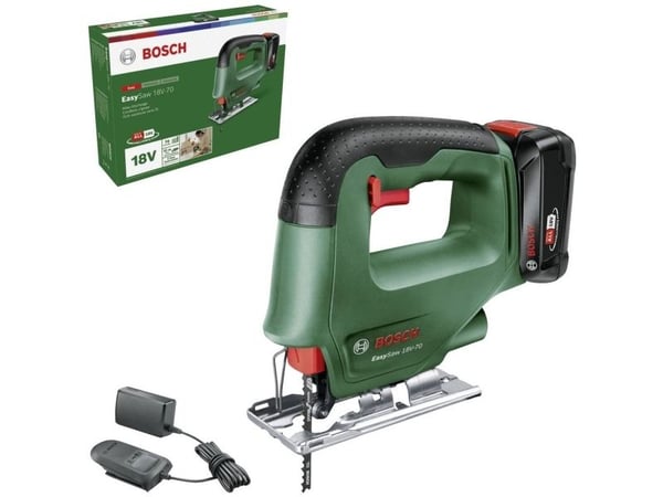 Bosch EasySaw 18V-70 - Løvsag - trådløs inkludert lader - 18 V