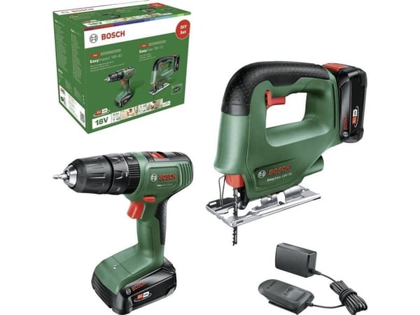 Bosch AKKUSLAGBOREMASKINE 18V 2X2AH M/EASYSAW