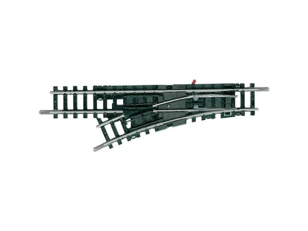 T14951 N Minitrix sporskinne, venstre 194,6 mm, 24°