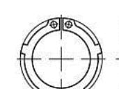 TOOLCRAFT sikringsringer innvendig diameter 27,9 mm utvendig diameter 39,9 mm DIN 983 fjærstål 250 stk