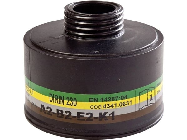 Ekastu 422 760 Multifunktionsfilter DIRIN 230 A2B2E2K1 Filterklasse/beskyttelsestrin: A2B2E2K1 1 stk