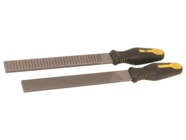 C.K Tools T0106 06, 2. kutt, Metall, Tre, Kull stål, Sort, Gult, Mykt grep, 15,2 cm