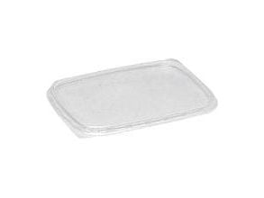 Plastlock rektangulärt 108 x 81 mm PP till salladsskålar, 10-pack x 100 st/fp