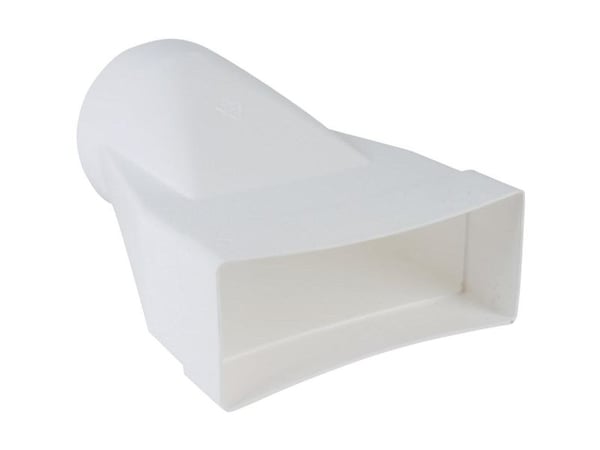Wallair N15865 Kanal-/ventilasjonssystem for flatkanal 150 overgangsstykke rund/flat