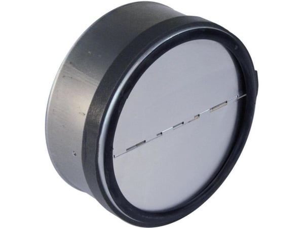 Wallair N35987 backluftspjäll med tätningsgummi för rördiameter 15 cm galvaniserad