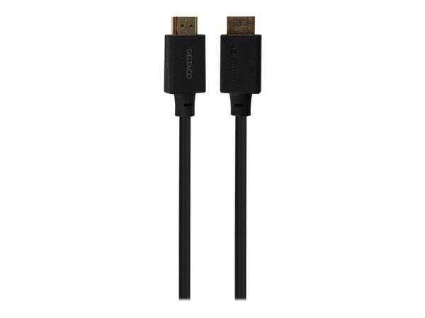 DELTACO - Ultra High Speed - HDMI-kaapeli - HDMI han til HDMI han - 4 m - lajittelu - 4K120 Hz tuki, 8K60 Hz tuki