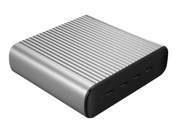 HyperJuice - Strømadapter - 245 watt - utgangskontakter: 4 - sølv