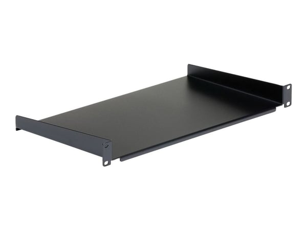 Startech 1U Fixed Server Rack Mount Shelf, 10in Deep Steel Universal Cantilever Tray for 19" AV/Data/Network Equipment Rack with Cage Nuts & Screws...