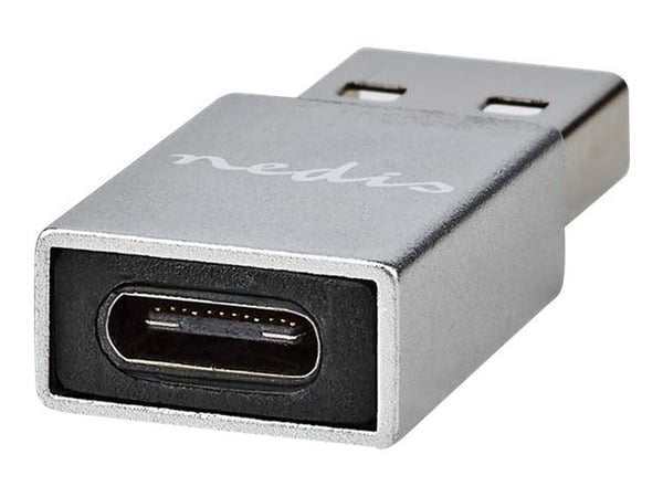 Nedis - USB-sovitin - USB Type A (han) til USB-C (hun) - USB 3.2 Gen 1 - vihreä