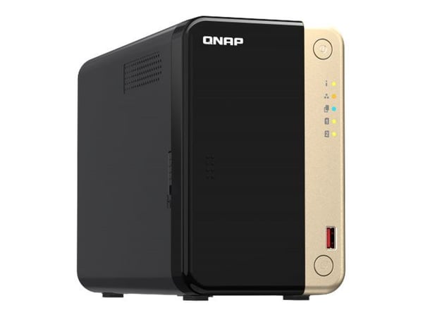 QNAP TS-264 - NAS-server - 2 brønner - SATA 6Gb/s - RAID 0, 1, 5, 6, 10, 50, JBOD, 60 - RAM 8 GB - 2.5 Gigabit Ethernet - iSCSI støtte