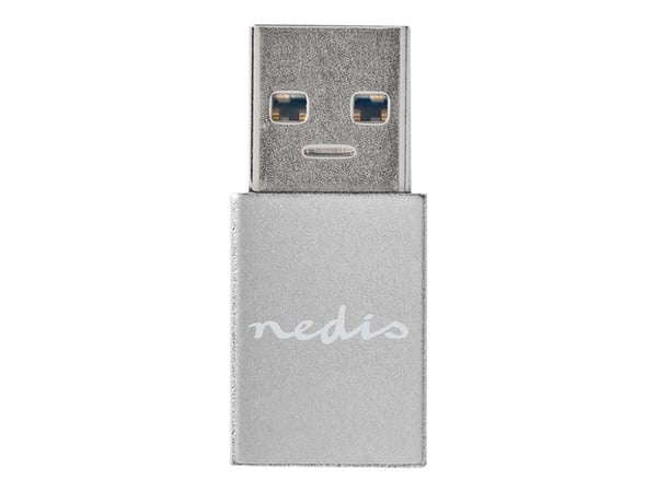 Nedis - USB-sovitin - USB Type A (han) til USB-C (hun) - USB 3.2 Gen 1 - vihreä