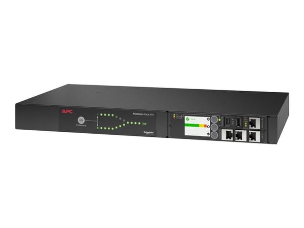 APC AP4421A, Telineasennettava, 1U, LCD, 12 AC-pistorasia(a), Musta