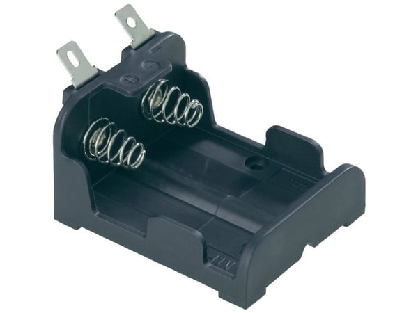 MPD BH223-L batteriholder 1 CR-P loddetilkobling (L x B x H) 47 x 38 x 26 mm