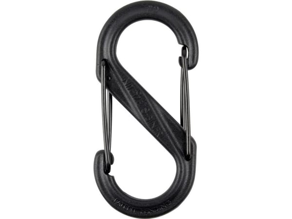 Nite Ize S-Biner Plastic Dual Carabiner #2 - Karabinerklips - svart