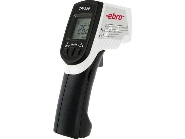 Infrapunalämpömittari ebro TFI 550 30:1 -60 - +550 °C Tehdasstandardi