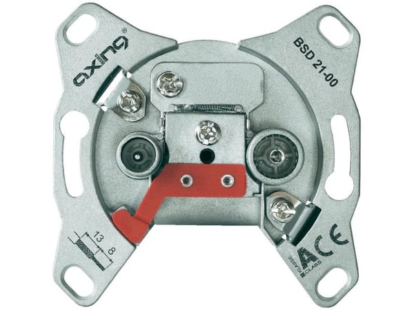 Axing BSD02100, Koaksiaalinen, Harmaa, CE, 68 mm, 35 mm, 68 mm