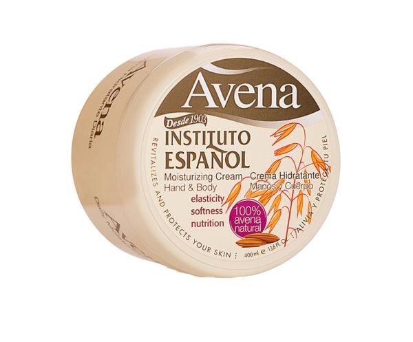Instituto Español Avena återfuktande kräm för händer & kropp havre 400 ml