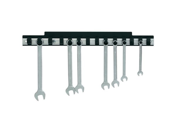 TOOLCRAFT 88 68 92 Gaffelring med nyckelhängare i aluminium (L x B) 435 mm x 48 mm