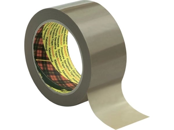 3M Scotch® förpackningstejp 6890 PVC brun 66 m × 50 mm (1 rulle) (KT-0000-0003-6)