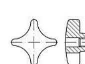 TOOLCRAFT 6 mm Harmaa valurauta 138242 10 kpl