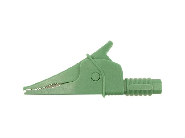 Cliff Croc Clip Turvallisuuskrokotiili jalka liitin 4 mm CAT III 1000 V Vihreä