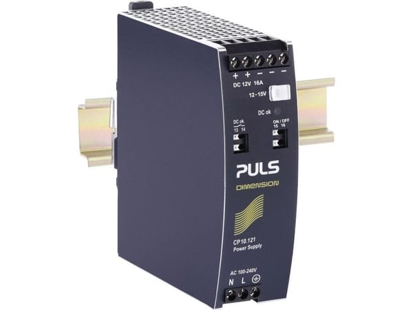 PULS DIN-kiskoon asennettava virtalähde CP10.121 12 V/DC 16000 mA 192 W 1 x (CP10.121)