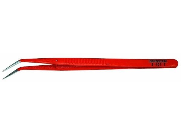 Bernstein 5-107-1, Stål, Rød, Spiss, Bøyd, 23 g, 150 mm