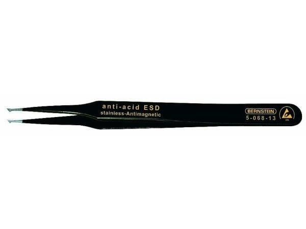 Bernstein 5-068-13, Rustfritt stål, Svart, Flat, Rett, 13 g, 120 mm