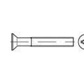 TOOLCRAFT försänkningsskruvar M4 12 mm korsspår Philips DIN 965 stål 2000 st