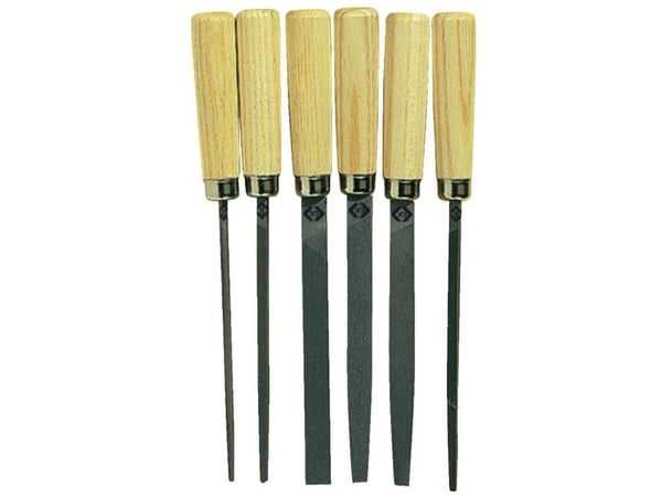 C.K Tools T0120P, Filsett, Karbonstål, Tre, Tre