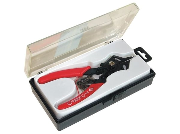 C.K Tools T3716, Låsringstång, Röd