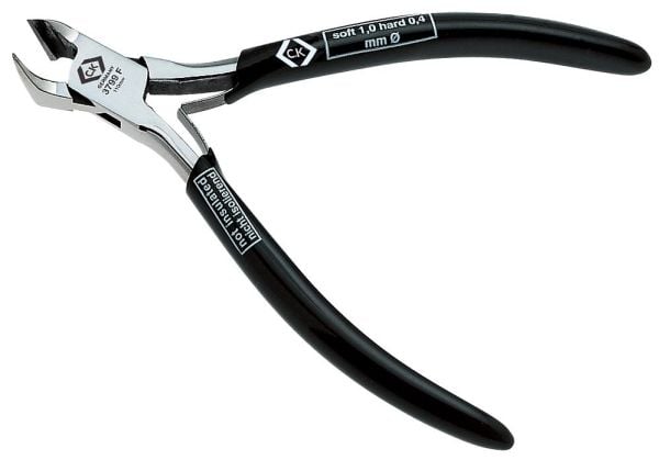 C.K Tools T3799F, Sivuleikkurit, Terästä, Vinyyli, musta, 110 mm